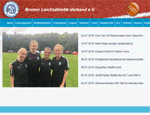 Tablet Screenshot of leichtathletik-in-bremen.de
